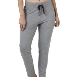 Enamor Grey Textured Pants-picture-11