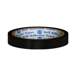 VCR 50 m x 12 mm Biaxially Oriented Polypropylene Black Color Tape, 1 Roll Per Pack-picture-20