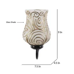 devansh Jorge Multicolor Glass Wall Light image 4