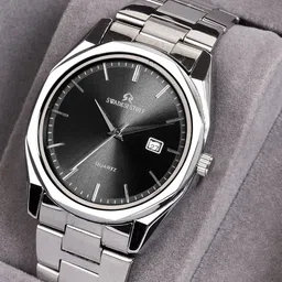 SWADESI STUFF Men Dial & Bracelet Style Straps Analogue Watch SDS 169 BLACK image 5