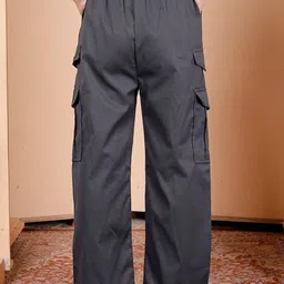 GRX Women Mid-Rise Cargo Trousers image 2