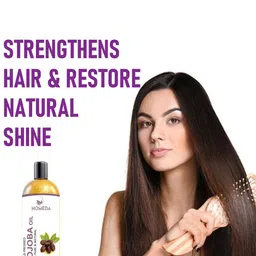 Homeda Set Of 2 Cold Pressed Jojoba Oil For Hair Growth & Face Glow - 200 ml Each image 3
