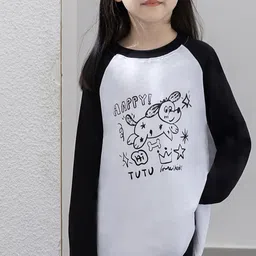 LULU & SKY Girls Colourblocked T-shirt-picture-38
