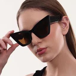 PELLE LUXUR Unisex Cateye Sunglasses with UV Protected Lens PL25GS270 image 3