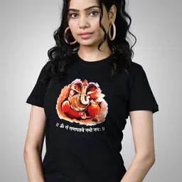 Tedhi Medhi Family Women Printed Slim Fit T-shirt-picture-23