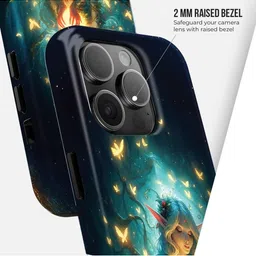 PEEPERLY Unisex iPhone 14 Pro Quirky Fairies Crystal Impact Resistant Back Case image 4