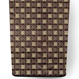 The Furnishing Tree Washing Machine Cover Basketweave Pattern Brown Compatible for Whirlpool 7.5 Kg image 5