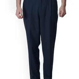 Tailoraedge Men Relaxed Pleated Trousers image 1