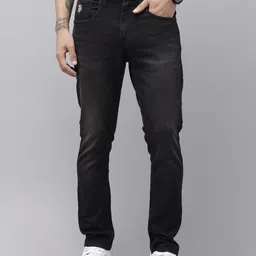 U.S. Polo Assn. Denim Co. Men Henry Skinny Cropped Fit Light Fade Stretchable Jeans-image-0