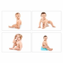 WENS HD Digital Baby Posters Pack of 4 - Multicolour-picture-36