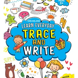 dreamland publications Dreamland Trace and Write Activity Book with Stickers - Learn Everyday Series For Children-picture-28