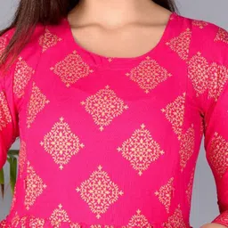 outfit 4 you Women Ethnic Motifs Printed Anarkali Kurta image 2