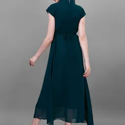 Raiyani Fashion Applique Georgette Fit & Flare Maxi Dress image 2