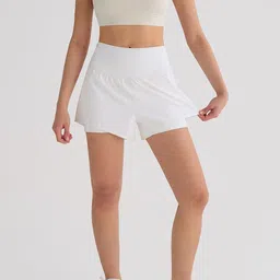 JC Collection Women High-Rise Training or Gym Fashion Shorts image 2