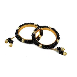 SAVORADE Set Of 2 Black Alloy Bangle-picture-17