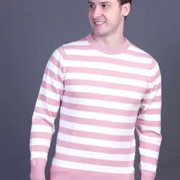 Dzant Men Striped Pullover-image-11
