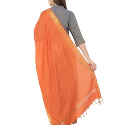 A R SILK DUPATTA HUB Embroidered Dupatta with Zari image 2