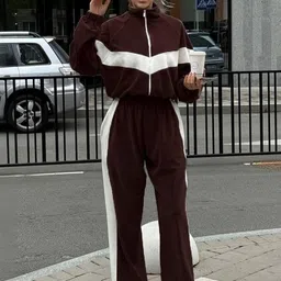 Mast & Harbour Mock Neck Top With Trousers Co-Ords-picture-18