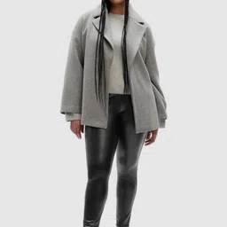 GAP Women Leather High-Rise Skinny Trouser-image-65