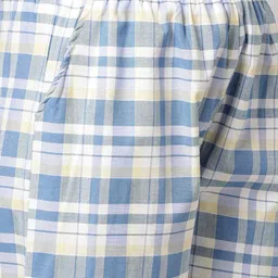 Kryptic Pack Of 2 Checked Pure Cotton Relaxed Fit Lounge Pants image 4