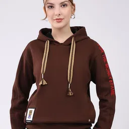 Monte Carlo Women Printed Hooded Sweatshirt-image-39