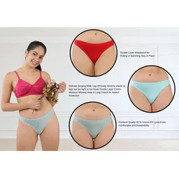 ORLIZEA Set Of 3 Cotton Blend Thongs image 5