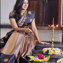 Moda Rapido Woven Design Zari Art Silk Handloom Banarasi Saree image 3