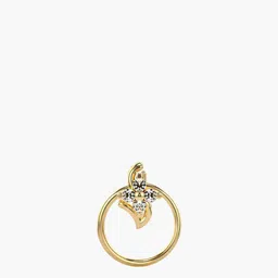 VALANOVA Women 18 Kt Gold Lab Grown Regular Nosepin Diamond-picture-38