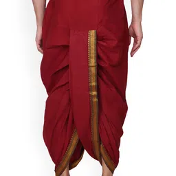 RAMESHWARAM FABRICS Men Solid Ready to Wear Dhoti Pants image 2