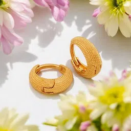 SHREE KRISHNA SHOPPING Gold-Plated Brass Earrings-picture-18