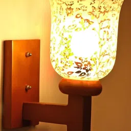 SOMIL Gold Glass Cylinder Printed Wall Lamps-picture-18