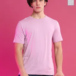 Moda Rapido Men Pack of 2 Solid Round Neck Cotton T-shirts image 1