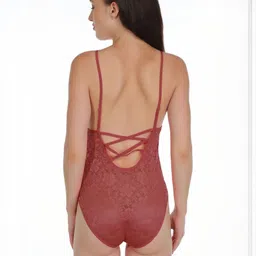 Samvar Women Pack of 3 Net Lace Self-Design Baby Doll image 4