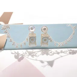 MEIRA JEWELLERY Silver-Plated Stones Studded & Beaded Contemporary Drop Earrings-picture-35