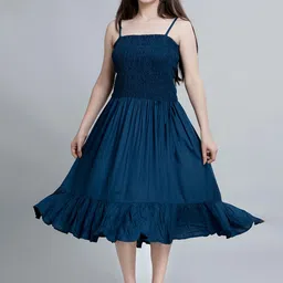 Shedika Crepe Fit & Flare Dress-picture-39
