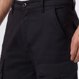 Pepe Jeans Men Solid Slim Fit Cargos Trousers image 2