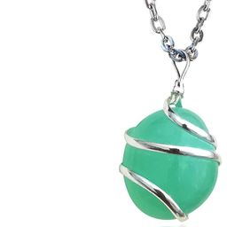 VIBESLE Western Green Oval Pendants-image-86