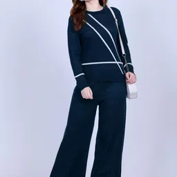 MONTREX Self Design Sweater With Palazzos Co-Ords image 5