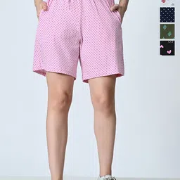 BAESD Women Printed High-Rise Shorts-picture-28