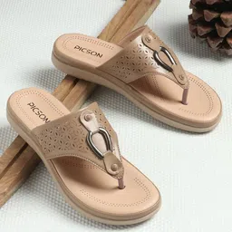 PICSON Women Embellished Open Toe Flats-picture-32