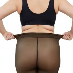 Esensuelle 7 Plus Size Women Mid Rise Thermal Bottom-picture-13