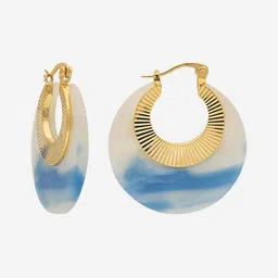 Kushal's Fashion Jewellery Circular Hoop Earrings image 3