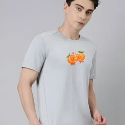 SZN Men Printed Raw Edge T-shirt-picture-15