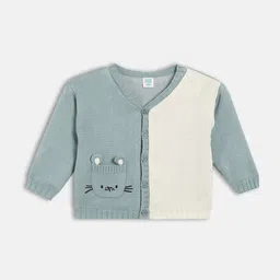 MINI KLUB Boys Colourblocked Long Sleeves Cardigan Sweater-picture-28