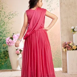 BAESD Girls Embroidered Lehenga Choli Set With Dupatta image 3