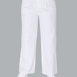 DIVISIVE Women Relaxed Straight Fit Mid-Rise Pleated Trouser-image-22