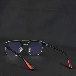 Irayz Unisex Square Sunglasses with UV Protected Lens 2805-Gold-Clear image 5