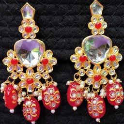 VATSALYA creation Gold-Plated Alloy Earrings-picture-31