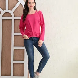 Unifringe Cotton Cut Out Long Sleeves Top image 4