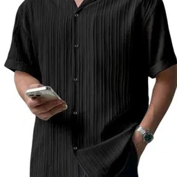 TRENDY TAILORS Men Striped Regular Fit Cutaway Collar Casual Shirt image 1